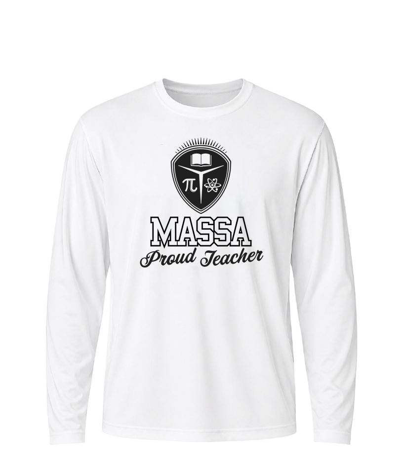 AMS MASSA Proud Teacher Performance Long Sleeve Tee