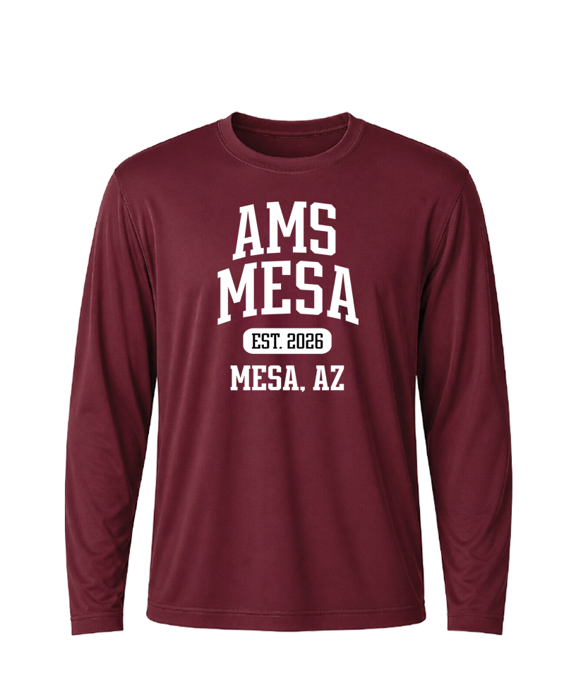 AMS Mesa Collegiate Performance Long Sleeve Tee