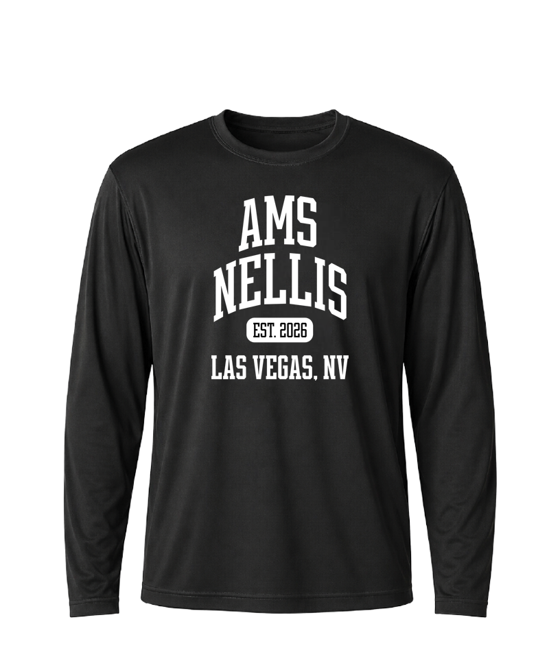AMS Nellis Collegiate Performance Long Sleeve Tee