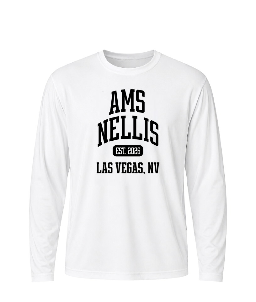 AMS Nellis Collegiate Performance Long Sleeve Tee