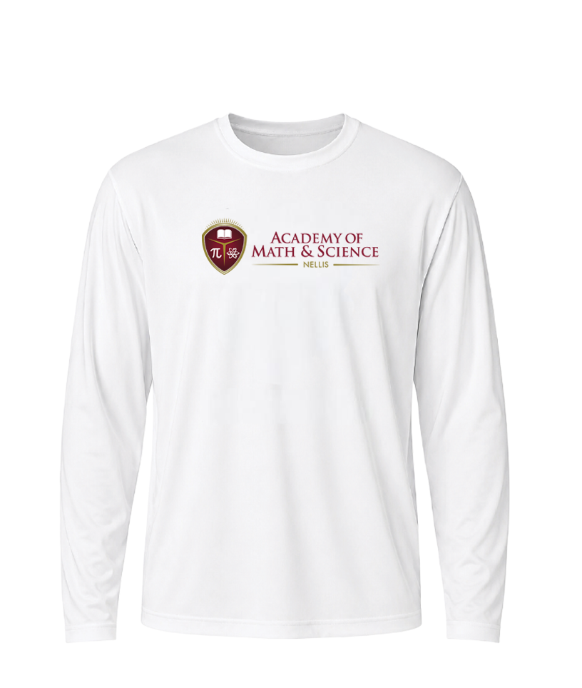AMS Nellis Classic Crest Performance Long Sleeve Tee