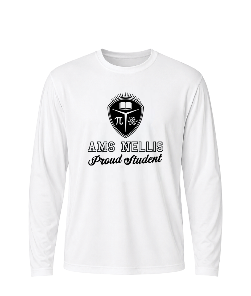 AMS Nellis Proud Student Performance Long Sleeve Tee