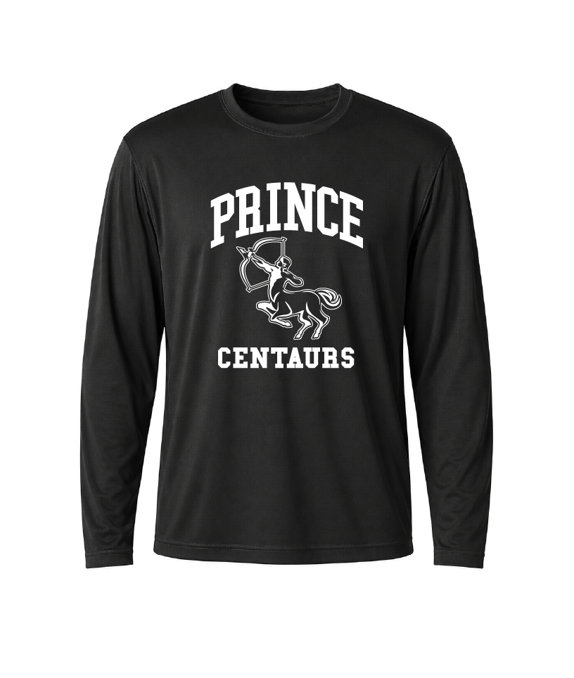 Prince Centaurs Performance Long Sleeve Tee