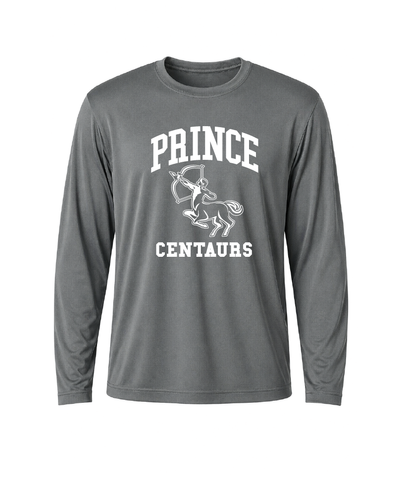 Prince Centaurs Performance Long Sleeve Tee