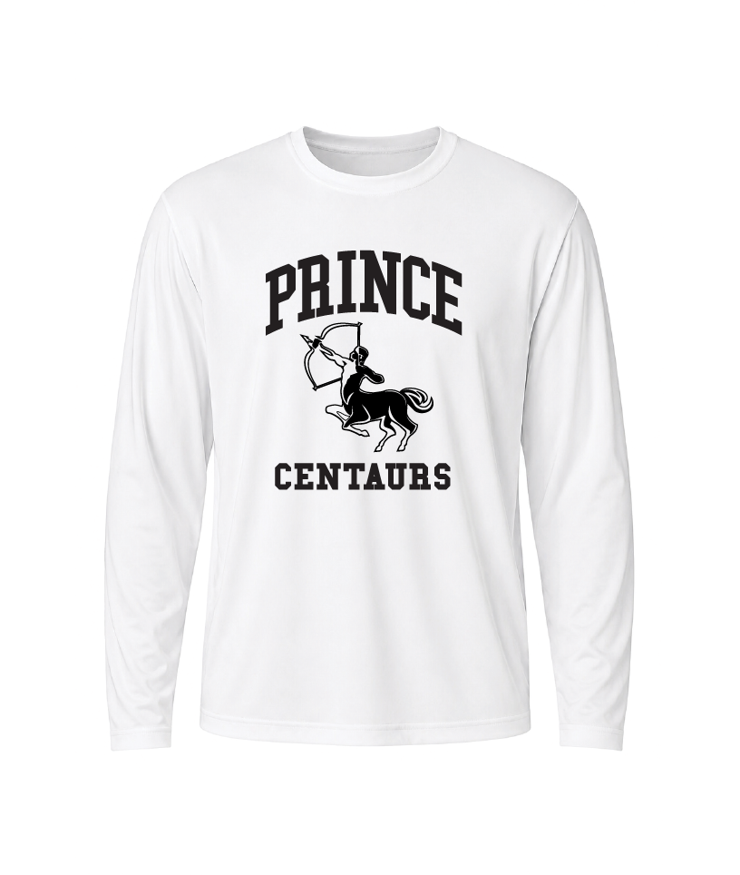 Prince Centaurs Performance Long Sleeve Tee