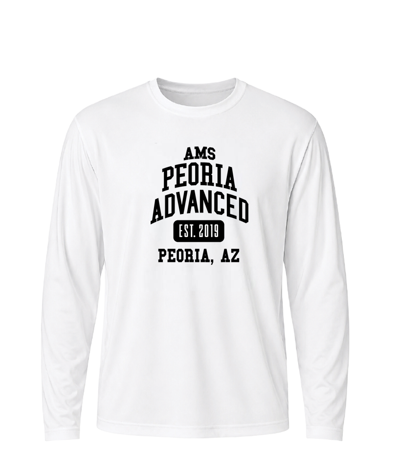 AMS Peoria Advanced Collegiate Performance Long Sleeve Tee
