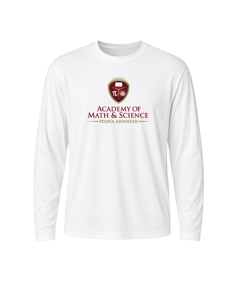 AMS Peoria Advanced Classic Crest Performance Long Sleeve Tee