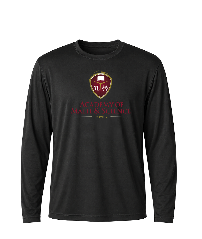 AMS Power Classic Crest Performance Long Sleeve Tee stack