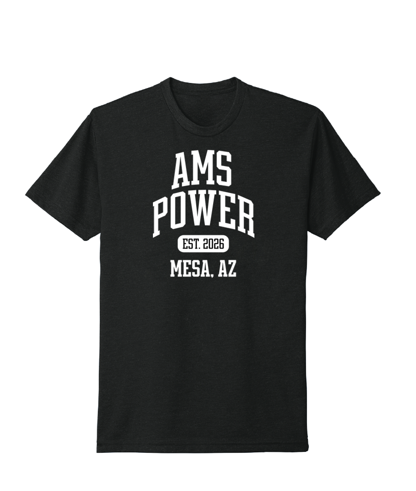AMS Power Collegiate Tee
