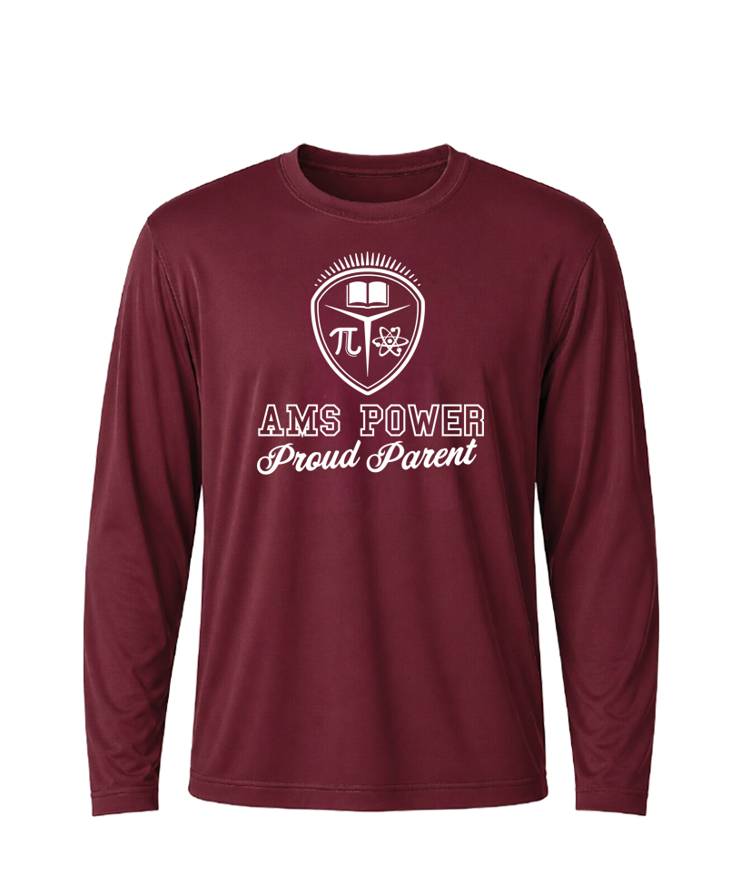 AMS Power Proud Parent Performance Long Sleeve Tee