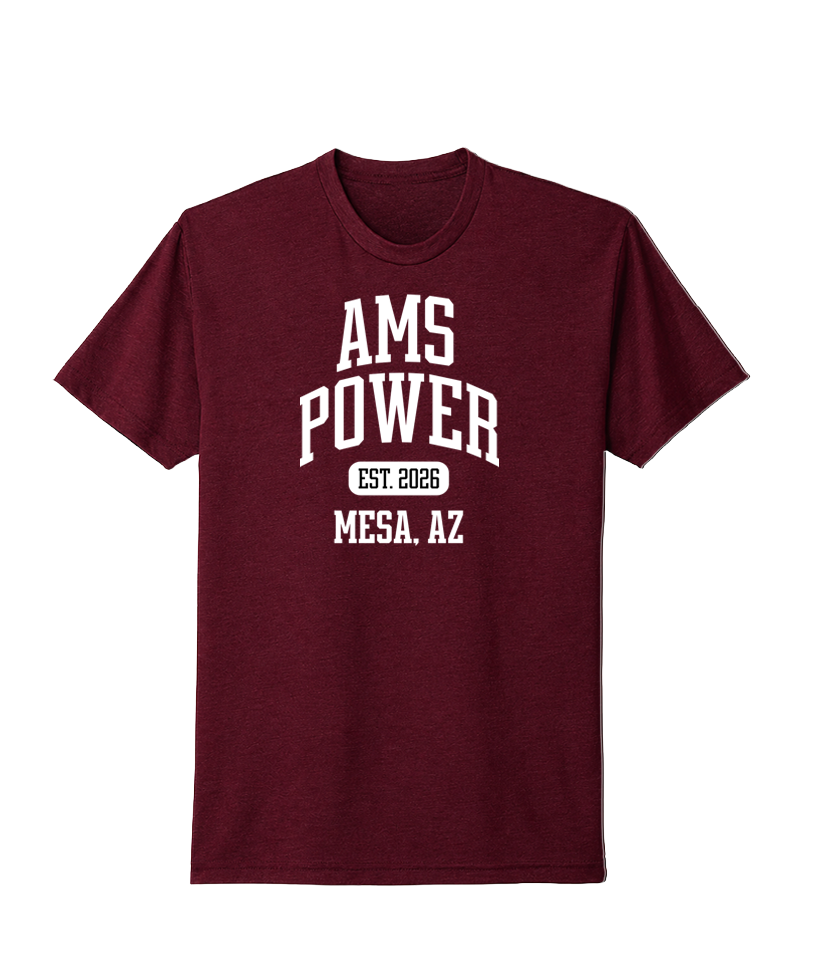 AMS Power Collegiate Tee