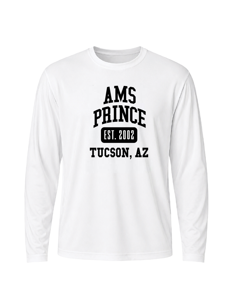 AMS Prince Collegiate Performance Long Sleeve Tee