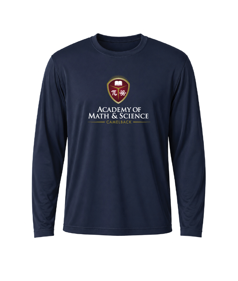 AMS Camelback Classic Crest Performance Long Sleeve Tee