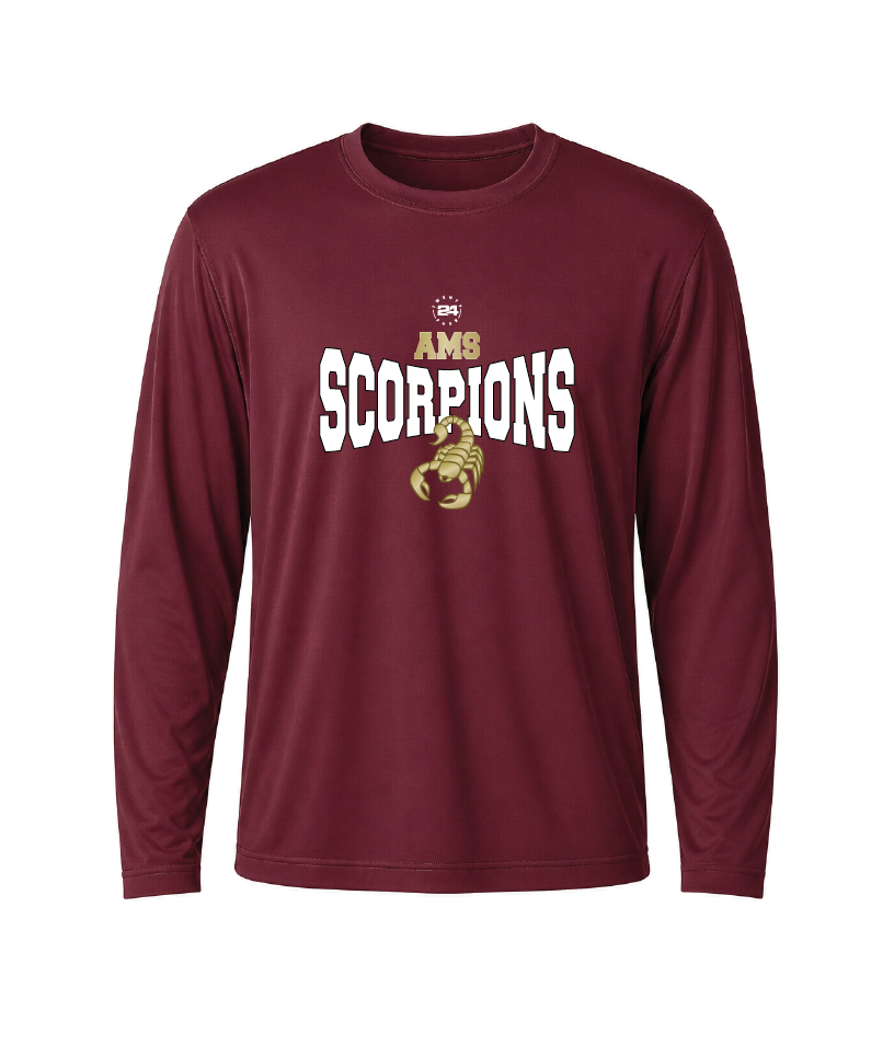 AMS Scorpions Performance Long Sleeve Tee