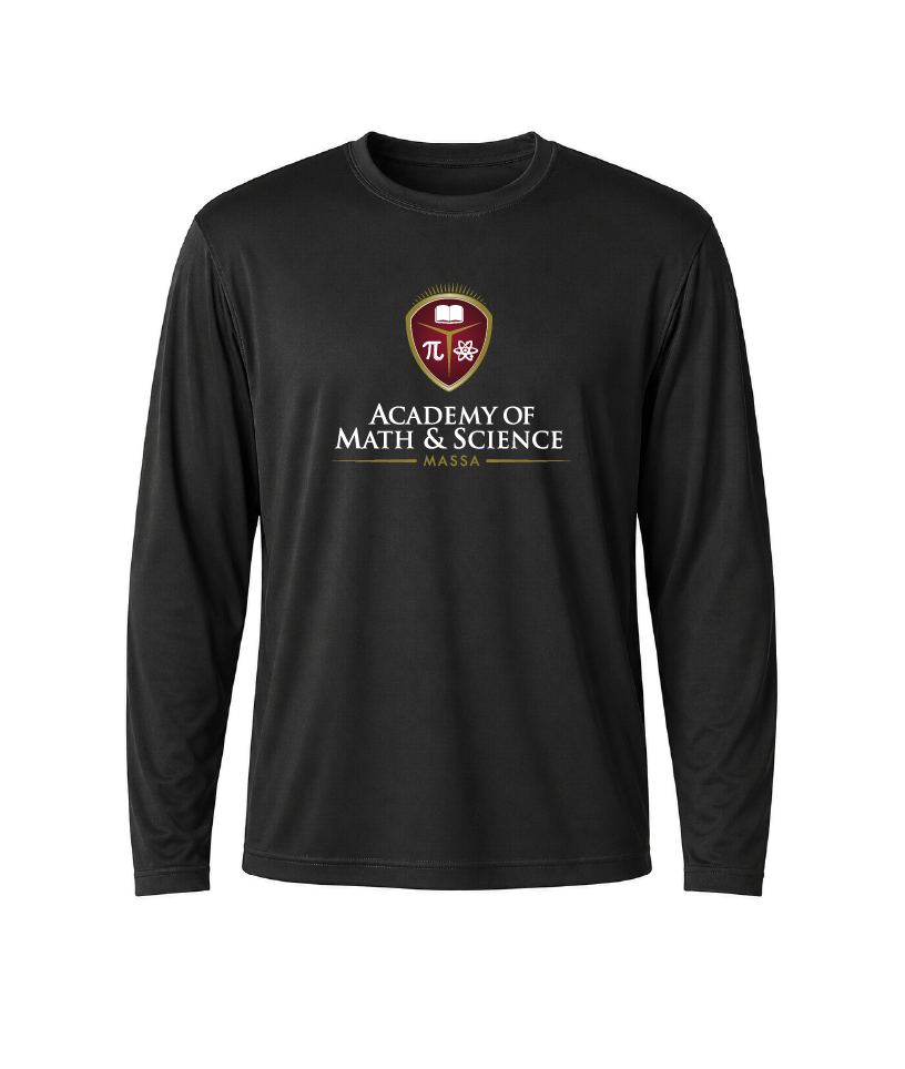 AMS MASSA Classic Crest Performance Long Sleeve Tee